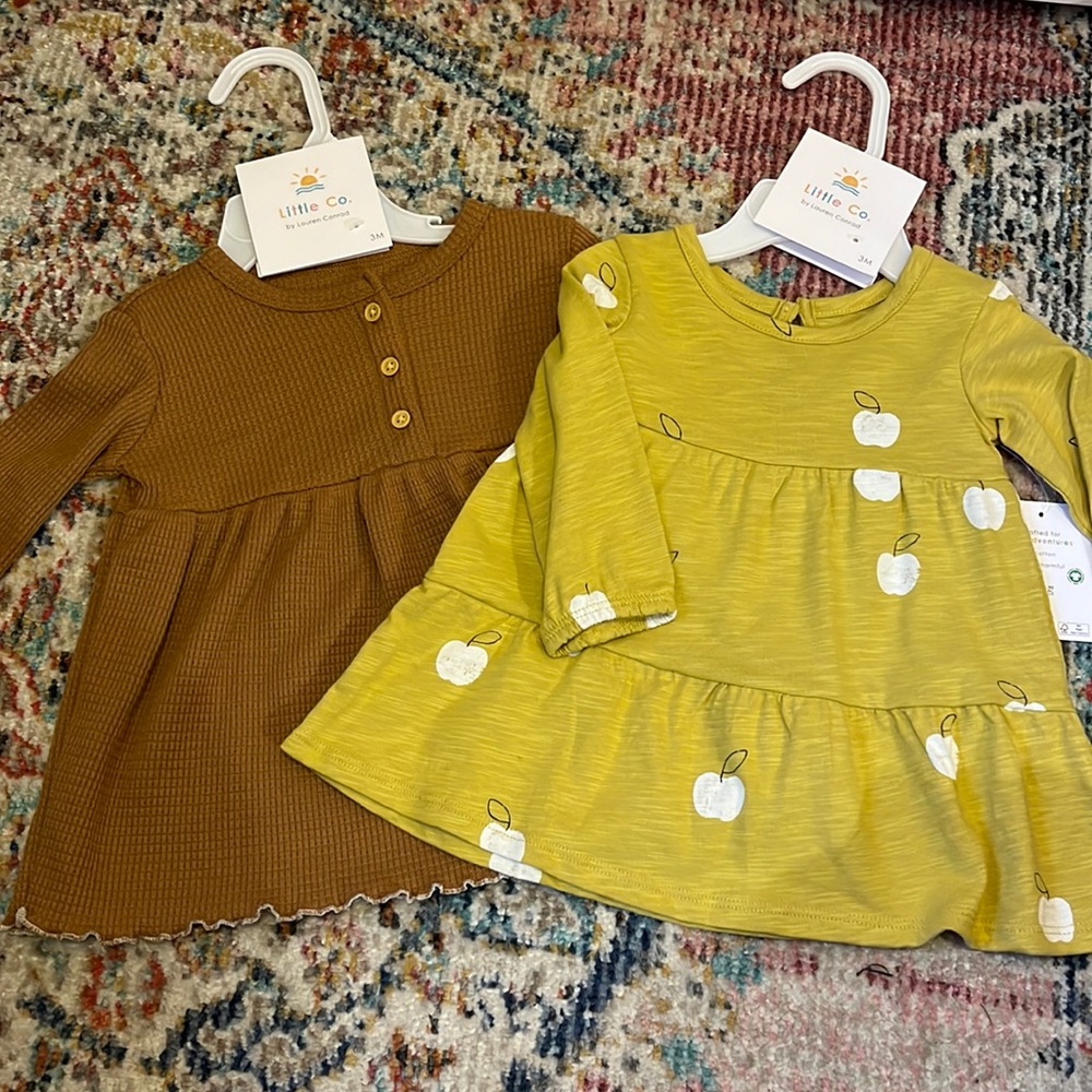 NWT 2 Lauren Conrad 3 Months Dresses